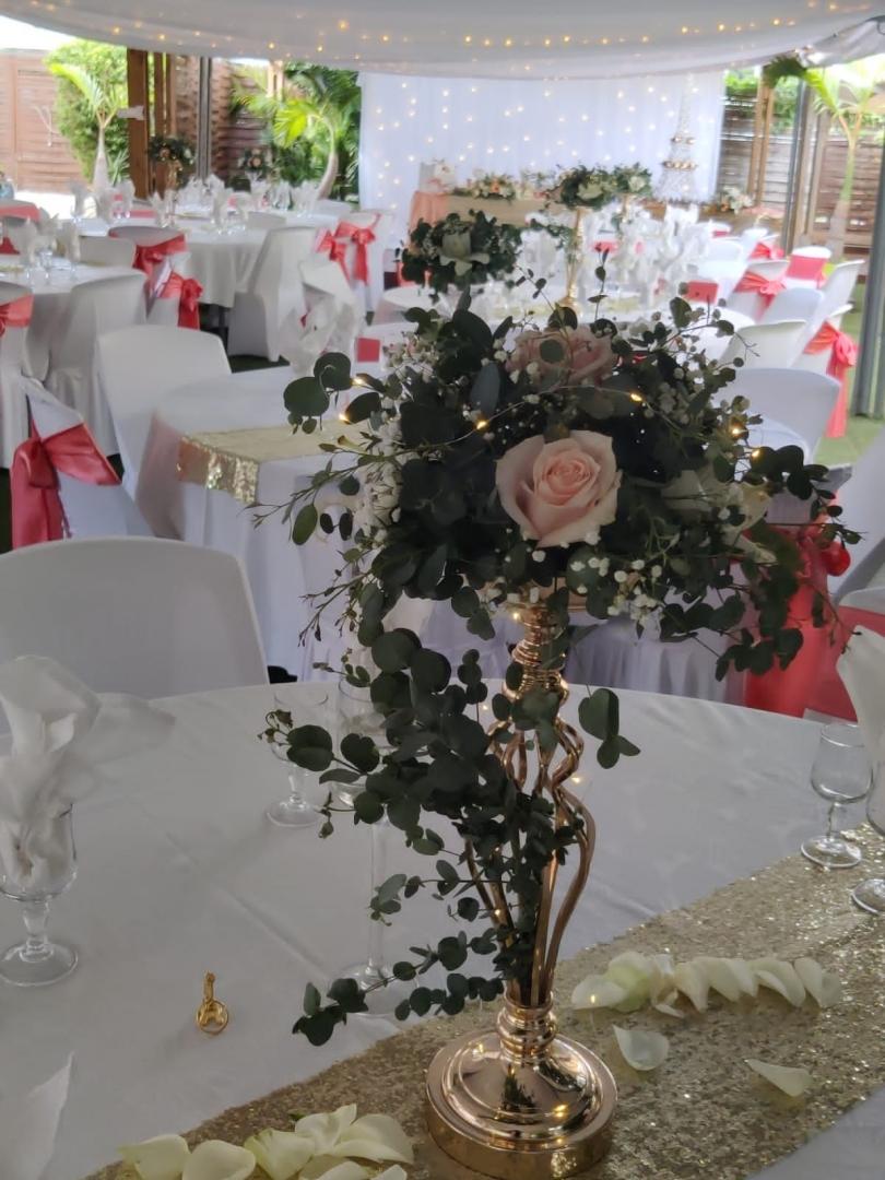 Décoration salle de mariage - La Réunion