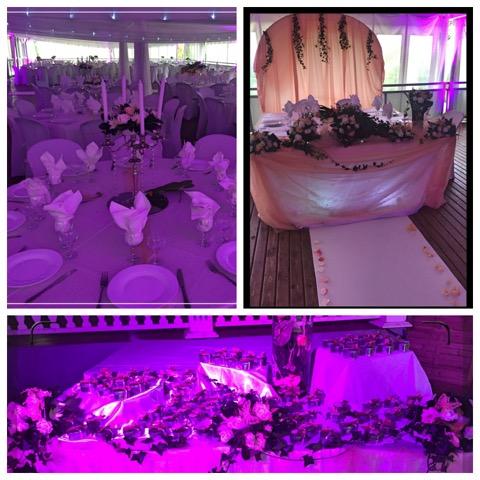 Décoration salle de mariage -Saint-Denis
